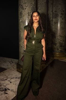 PFW - Elie Saab Front Row Nojoud Alrumaihi attends the Elie Saab Haute Couture Fall Winter 2025-2026 show, as part of Paris Fashion Week in Paris, France on July 9, 2025. Photo by Ammar Abd Rabbo ABACAPRESS.COM Paris France  Copyright: xAbdxRabboxAmmar ABACAx