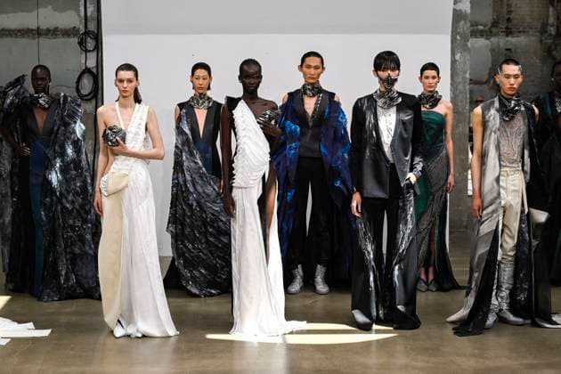 Yuima Nakazato Fashion Show Haute Couture Fall Winter 2025 2026 Collection during Paris Fashion Week, July 9th, 2025 Yuima Nakazato Fashion Show Haute Couture Fall Winter 2025 2026 Collection , during Paris Fashion Week June 9th, 2025 Paris France  Copyright: xAgencex xBestimagexAgencex xBestimagex