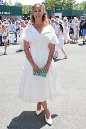 . 10 07 2025. London, United Kingdom. Leona Lewis arriving on day eleven of the Wimbledon Tennis Championships in London..  xStephenxLockx xi-Imagesx IIM-26093-0008