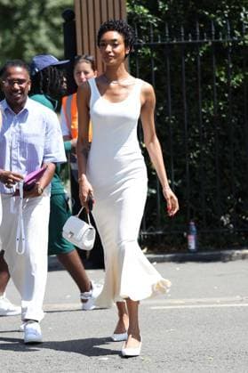 . 10 07 2025. London, United Kingdom. Jourdan Dunn arriving on day eleven of the Wimbledon Tennis Championships in London..  xStephenxLockx xi-Imagesx IIM-26093-0022