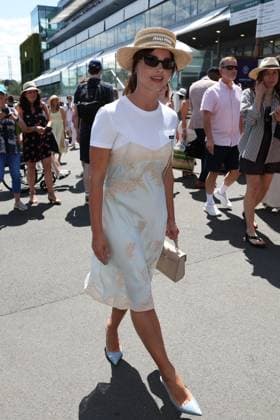 . 10 07 2025. London, United Kingdom. Jenna Coleman arriving on day eleven of the Wimbledon Tennis Championships in London..  xStephenxLockx xi-Imagesx IIM-26093-0025