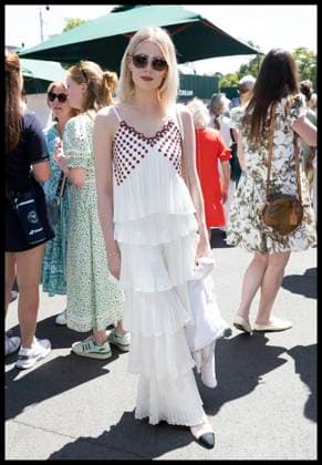 . 10 07 2025. London, United Kingdom. Actress Lucy Boynton arriving on day eleven of the Wimbledon Tennis Championships in London..  xStephenxLockx xi-Imagesx IIM-26093-0070