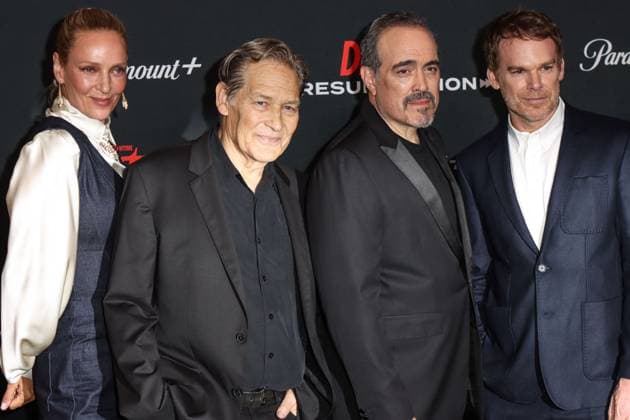 World Premiere Of Paramount+ And Showtime s Dexter: Resurrection Season 1 MANHATTAN, NEW YORK CITY, NEW YORK, USA - JULY 09: Uma Thurman, James Remar, David Zayas and Michael C. Hall arrive at the World Premiere Of Paramount+ And Showtime s Dexter: Resurrection Season 1 held at the Alice Tully Hall at the Lincoln Center for the Performing Arts on July 9, 2025 in Manhattan, New York City, New York, United States., Credit:Image Press Agency Avalon United States, New York, New York City, Alice Tully Hall at the Lincoln Center for the Performing Arts Copyright: xImagexPressxAgencyx xAvalonx 1020488542