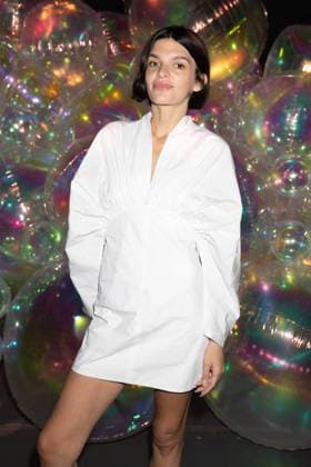 Alisa Volskaya au défilé Germanier Haute Couture Automne Hiver 2025 2026 dans le cadre de la Fashion Week de Paris PFW , Palais de Tokyo, France, le 10 Juillet 2025 Jeremy Melloul Bestimage Celebs arrive at the Germanier Haute Couture Fall Winter 2025 2026 show as part of Paris Fashion Week PFW , in Paris, France, on July 7, 2025 Paris France  Copyright: xJeremyxMelloulx xBestimagexJeremyxMelloulx xBestimagex