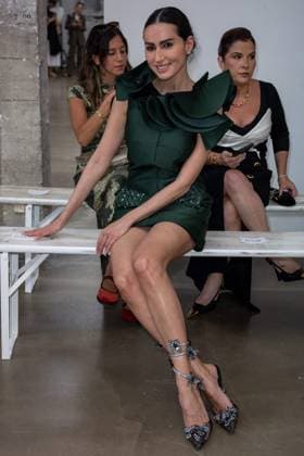 PFW - Rami Al Ali Front Row Diala Makki attends the Rami Al Ali Haute Couture Fall Winter 2025-2026 show, as part of Paris Fashion Week in Paris, France on July 10, 2025. Rami Al Ali is the first Syrian fashion designer to present a collection ‘officially’ at the Paris Haute Couture week. Photo by Ammar Abd Rabbo ABACAPRESS.COM Paris France  Copyright: xAbdxRabboxAmmar ABACAx