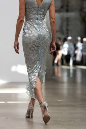 PFW - Rami Al Ali Runway A model walks the runway at the Rami Al Ali Haute Couture Fall Winter 2025-2026 show, as part of Paris Fashion Week in Paris, France on July 10, 2025. Rami Al Ali is the first Syrian fashion designer to present a collection ‘officially’ at the Paris Haute Couture week. Photo by Ammar Abd Rabbo ABACAPRESS.COM Paris France  Copyright: xAbdxRabboxAmmar ABACAx