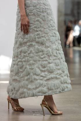 PFW - Rami Al Ali Runway A model walks the runway at the Rami Al Ali Haute Couture Fall Winter 2025-2026 show, as part of Paris Fashion Week in Paris, France on July 10, 2025. Rami Al Ali is the first Syrian fashion designer to present a collection ‘officially’ at the Paris Haute Couture week. Photo by Ammar Abd Rabbo ABACAPRESS.COM Paris France  Copyright: xAbdxRabboxAmmar ABACAx