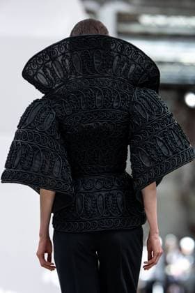 PFW - Rami Al Ali Runway A model walks the runway at the Rami Al Ali Haute Couture Fall Winter 2025-2026 show, as part of Paris Fashion Week in Paris, France on July 10, 2025. Rami Al Ali is the first Syrian fashion designer to present a collection ‘officially’ at the Paris Haute Couture week. Photo by Ammar Abd Rabbo ABACAPRESS.COM Paris France  Copyright: xAbdxRabboxAmmar ABACAx