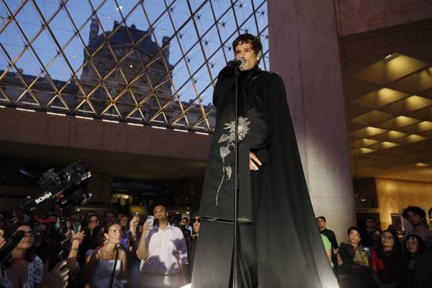 Semi Exclusive Lucky Love La Nuit de la Mode Fashion Week at the Louvre, Paris on 10 July 2025 Marc Ausset Lacroix Bestimage La Nuit de la Mode Fashion Week at the Louvre, Paris on 10 July 2025 Paris France  Copyright: xMarcxAussetxLacroixx xBestimagexMarcxAussetxLacroixx xBestimagex
