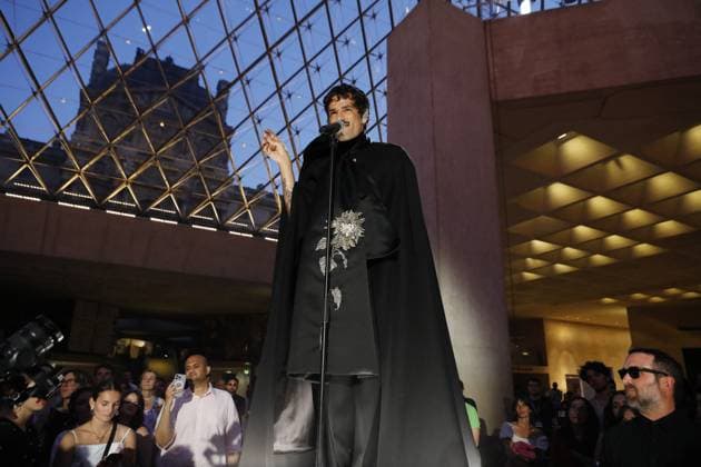 Semi Exclusive Lucky Love La Nuit de la Mode Fashion Week at the Louvre, Paris on 10 July 2025 Marc Ausset Lacroix Bestimage La Nuit de la Mode Fashion Week at the Louvre, Paris on 10 July 2025 Paris France  Copyright: xMarcxAussetxLacroixx xBestimagexMarcxAussetxLacroixx xBestimagex