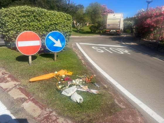 News Themen der Woche KW28 News Bilder des Tages Porto Cervo, Sardinia, a 24-year-old woman killed on a crosswalk: the wife of Lufthansa s CEO was driving. The accident scene is pictured.  Copyright: xRiccardoxFrezzax xipa-agency.netx xRiccardoxFrezzax IPA_Agency_IPA60258470
