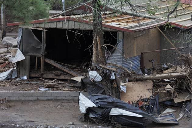 Flash flooding in New Mexico kills 3 RUIDOSO, NEW MEXICO, USA - JULY 11: A view of the destruction in the wake of a flash flood that descended upon the New Mexico mountain community of Ruidoso, New Mexico, United States on July 11, 2025. Torrential rainfall in southern New Mexico caused severe flash flooding on Tuesday, leaving at least three people dead and leading to dozens of emergency rescues, according to US local media. Jorge Salgado Anadolu New Mexico United States. Editorial use only. Please get in touch for any other usage.  Copyright: x2025xAnadoluxJorgexSalgadox