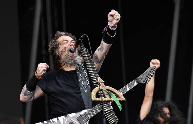 Bilder des Jahres 2025, Entertainment 07 Juli Entertainment Themen der Woche KW28 Entertainment Bilder des Tages Singer Max Cavalera of Brazilian-American group Soulfly performs during the second day of the Masters of Rock music festival, in Vizovice, Czech Republic, on July 11, 2025. (CTKxPhoto DaliborxGluck) CTKPhotoP2025071106536  CTKPhotoP2025071106536