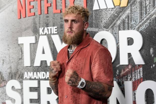 July 11, 2025, Bronx, New York, USA: Jake Paul arrives for Katie Taylor vs Amanda Serrano 3 boxing bout at Madison Square Garden in New York, NY on July 11, 2025 Bronx USA - ZUMAr339 20250711_znp_r339_004 Copyright: xLevxRadinx