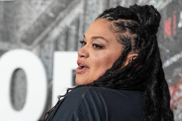 July 11, 2025, Bronx, New York, USA: Michelle Buteau arrives for Katie Taylor vs Amanda Serrano 3 boxing bout at Madison Square Garden in New York, NY on July 11, 2025 Bronx USA - ZUMAr339 20250711_znp_r339_015 Copyright: xLevxRadinx
