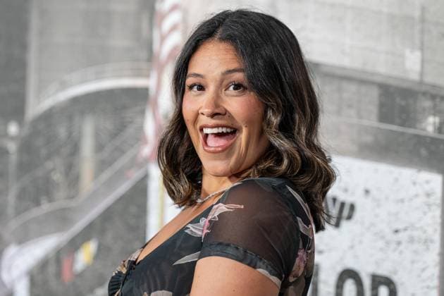 July 11, 2025, Bronx, New York, USA: Gina Rodriguez arrives for Katie Taylor vs Amanda Serrano 3 boxing bout at Madison Square Garden in New York, NY on July 11, 2025 Bronx USA - ZUMAr339 20250711_znp_r339_022 Copyright: xLevxRadinx