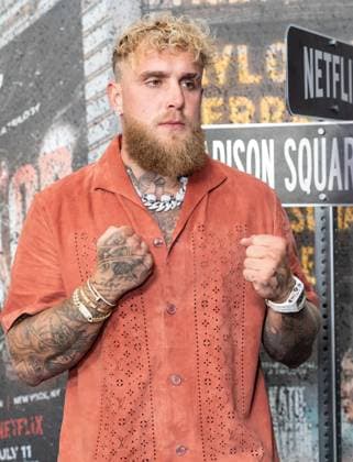 July 11, 2025, Bronx, New York, USA: Jake Paul arrives for Katie Taylor vs Amanda Serrano 3 boxing bout at Madison Square Garden in New York, NY on July 11, 2025 Bronx USA - ZUMAr339 20250711_znp_r339_040 Copyright: xLevxRadinx