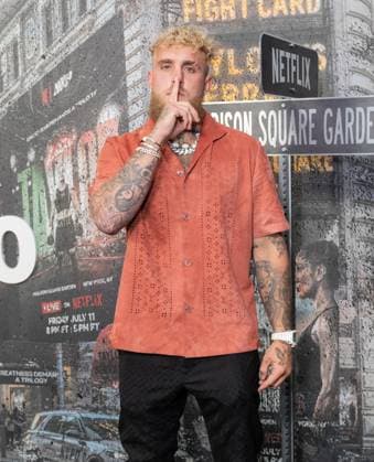 July 11, 2025, Bronx, New York, USA: Jake Paul arrives for Katie Taylor vs Amanda Serrano 3 boxing bout at Madison Square Garden in New York, NY on July 11, 2025 Bronx USA - ZUMAr339 20250711_znp_r339_042 Copyright: xLevxRadinx