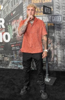 July 11, 2025, Bronx, New York, USA: Jake Paul arrives for Katie Taylor vs Amanda Serrano 3 boxing bout at Madison Square Garden in New York, NY on July 11, 2025 Bronx USA - ZUMAr339 20250711_znp_r339_043 Copyright: xLevxRadinx