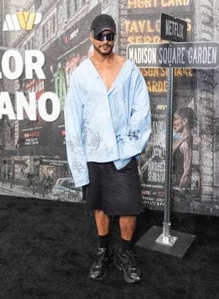 July 11, 2025, Bronx, New York, USA: Jay Manuel arrives for Katie Taylor vs Amanda Serrano 3 boxing bout at Madison Square Garden in New York, NY on July 11, 2025 Bronx USA - ZUMAr339 20250711_znp_r339_049 Copyright: xLevxRadinx