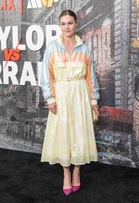 July 11, 2025, Bronx, New York, USA: Julia Stiles arrives for Katie Taylor vs Amanda Serrano 3 boxing bout at Madison Square Garden in New York, NY on July 11, 2025 Bronx USA - ZUMAr339 20250711_znp_r339_058 Copyright: xLevxRadinx