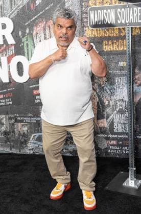 July 11, 2025, Bronx, New York, USA: Luis Guzman arrives for Katie Taylor vs Amanda Serrano 3 boxing bout at Madison Square Garden in New York, NY on July 11, 2025 Bronx USA - ZUMAr339 20250711_znp_r339_063 Copyright: xLevxRadinx