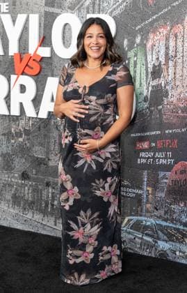 July 11, 2025, Bronx, New York, USA: Gina Rodriguez arrives for Katie Taylor vs Amanda Serrano 3 boxing bout at Madison Square Garden in New York, NY on July 11, 2025 Bronx USA - ZUMAr339 20250711_znp_r339_086 Copyright: xLevxRadinx