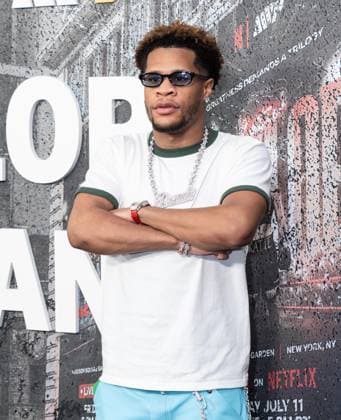 July 11, 2025, Bronx, New York, USA: Devin Haney arrives for Katie Taylor vs Amanda Serrano 3 boxing bout at Madison Square Garden in New York, NY on July 11, 2025 Bronx USA - ZUMAr339 20250711_znp_r339_101 Copyright: xLevxRadinx