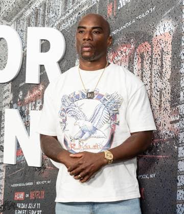 July 11, 2025, Bronx, New York, USA: Charlamagne tha God arrives for Katie Taylor vs Amanda Serrano 3 boxing bout at Madison Square Garden in New York, NY on July 11, 2025 Bronx USA - ZUMAr339 20250711_znp_r339_106 Copyright: xLevxRadinx