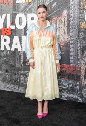 July 11, 2025, Bronx, New York, USA: Actress JULIA STILES arrives for Katie Taylor vs Amanda Serrano 3 boxing bout at Madison Square Garden in New York. Bronx USA - ZUMAr339 20250711_znp_r339_059 Copyright: xLevxRadinx