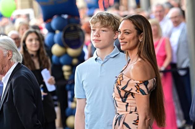 Jubiläumsgala: Europa-Park feiert 50 Jahre. Lilly und Amadeus Becker anläßlich der Jubiläumsgala: Europa-Park feiert 50 Jahre am 11.07.2025 im Europapark Rust. 20250711MWI068497 *** Anniversary gala Europa Park celebrates 50 years Lilly and Amadeus Becker on the occasion of the anniversary gala Europa Park celebrates 50 years on 11 07 2025 at Europapark Rust 20250711MWI068497
