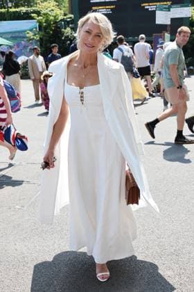 . 13 07 2025. London, United Kingdom. Robin Wright arriving for the Mens Singles Final on the last day of the Wimbledon Tennis Championships in London .  xStephenxLockx xi-Imagesx IIM-26103-0002