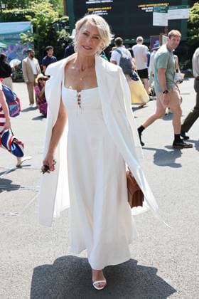 . 13 07 2025. London, United Kingdom. Robin Wright arriving for the Mens Singles Final on the last day of the Wimbledon Tennis Championships in London .  xStephenxLockx xi-Imagesx IIM-26103-0003