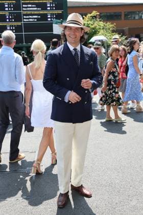 . 13 07 2025. London, United Kingdom. Henry Cavill arriving for the Mens Singles Final on the last day of the Wimbledon Tennis Championships in London .  xStephenxLockx xi-Imagesx IIM-26103-0005