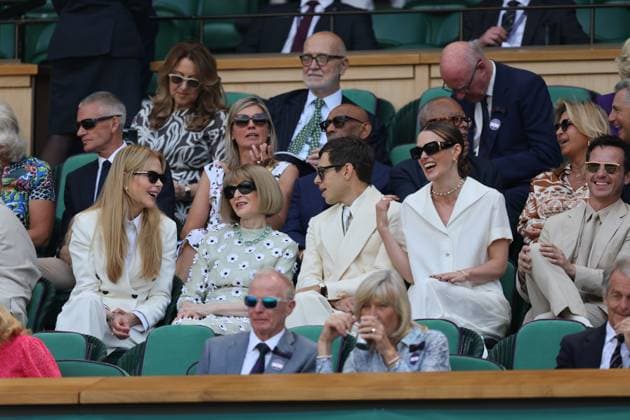 . 13 07 2025. London, United Kingdom. Royal Box for the Mens Singles Final on the last day of the Wimbledon Tennis Championships in London .  xStephenxLockx xi-Imagesx IIM-26103-0028