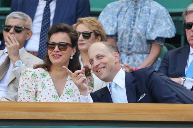 . 13 07 2025. London, United Kingdom. Royal Box for the Mens Singles Final on the last day of the Wimbledon Tennis Championships in London .  xStephenxLockx xi-Imagesx IIM-26103-0049