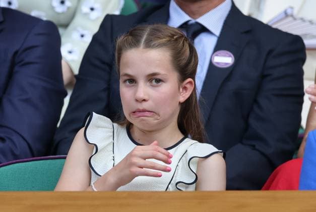 . 13 07 2025. London, United Kingdom. Prince William and Kate Middleton with their children Prince George and Princess Charlotte in the Royal Box for the Mens Singles Final on the last day of the Wimbledon Tennis Championships in London .  xStephenxLockx xi-Imagesx IIM-26103-0108