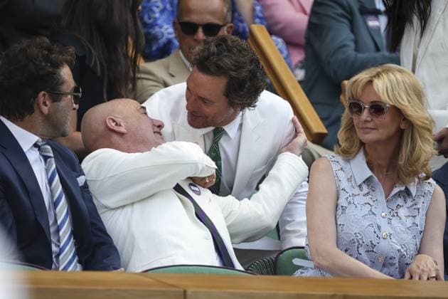 Wimbledon Championships Mens Final Wimbledon Championships 2025 Day 14, 13 07 25 Gentlemens’ Singles - Final Centre Court Jannick Sinner v Carlos Alcaraz celebrities and VIPs attend.  Copyright: xMarcxAspland ThexTimesx NINTCHDBPICT001009664660