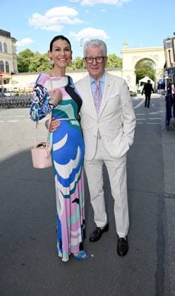 Marcel Reif with Prof Dr Marion Kiechle Klassik am Odeonsplatz with the support of Mercedes Benz in Munich on July 13, 2025