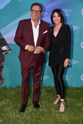 Rome, Cada del Cinema Award La Chioma di Berenice , In the photo: Sebastiano Somma with Morgana  Copyright: xVincenzoxLandix xipa-agency.netx xVincenzoxLandix IPA_Agency_IPA60386883
