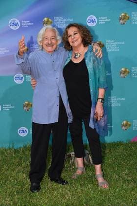 Rome, Cada del Cinema Award La Chioma di Berenice , In the photo: Leo Gullotta Graziella Pera  Copyright: xVincenzoxLandix xipa-agency.netx xVincenzoxLandix IPA_Agency_IPA60386900