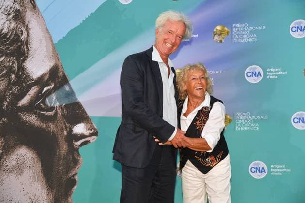 Rome, Cada del Cinema Award La Chioma di Berenice , In the photo: Cinzia Th Torrini with Ralph  Copyright: xVincenzoxLandix xipa-agency.netx xVincenzoxLandix IPA_Agency_IPA60387009