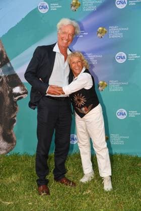 Rome, Cada del Cinema Award La Chioma di Berenice , In the photo: Cinzia Th Torrini with Ralph  Copyright: xVincenzoxLandix xipa-agency.netx xVincenzoxLandix IPA_Agency_IPA60387023