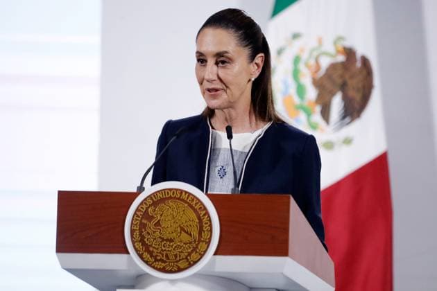Mexico™s President Claudia Sheinbaum Holds Briefing Mexico™s President Claudia Sheinbaum Pardo said that the statements made by Ovidio Guzman s defense attorney were disrespectful and that they would sue him for defamation during a briefing conference at National Palace. on July 14, 2025 in Mexico City, Mexico. Mexico City CDMX Mexico Copyright: xLuisxBarronx