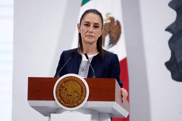 Mexico™s President Claudia Sheinbaum Holds Briefing Mexico™s President Claudia Sheinbaum Pardo said that the statements made by Ovidio Guzman s defense attorney were disrespectful and that they would sue him for defamation during a briefing conference at National Palace. on July 14, 2025 in Mexico City, Mexico. Mexico City CDMX Mexico Copyright: xLuisxBarronx