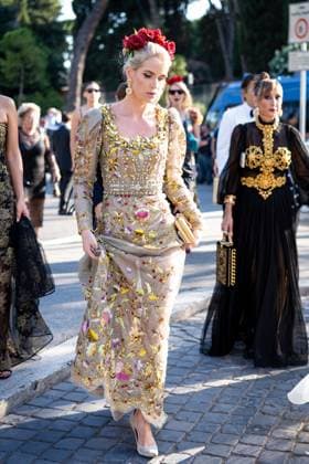 Guests outside of the Dolce & Gabbana fashion show at Foro Romano in Rome, Italy, on 14 July 2025. Kitty Spencer is seen outside of the Dolce & Gabbana fashion show at Foro Romano in Rome, Italy, on 14 July 2025., Credit:Stefano Costantino TTL Avalon Italy, Rome  Copyright: xStefanoxCostantinoxTTLx xAvalonx 1022123449