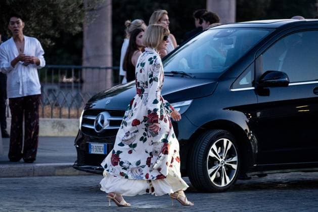 Anna Wintour outside of the Dolce & Gabbana fashion show at Foro Romano in Rome, Italy, on 14 July 2025. Anna Wintour is seen outside of the Dolce & Gabbana fashion show at Foro Romano in Rome, Italy, on 14 July 2025., Credit:Stefano Costantino TTL Avalon Italy, Rome  Copyright: xStefanoxCostantinoxTTLx xAvalonx 1022123602