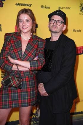 Jella Haase, Milan Peschel at the SchwarzeSchafe premiere at the cinema in the Kulturbrauerei in Berlin on 15 07 2025