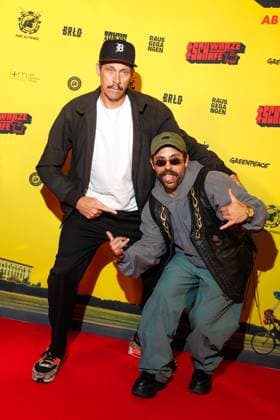 Premiere SchwarzeSchafe Marc Hosemann and Arman Kashani at the premiere of SchwarzeSchafe at the cinema in the Kulturbrauerei on 15 07 2025 in Berlin Copyright: xEventpressxKochanx