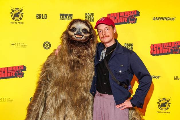 Premiere SchwarzeSchafe Merlin Sandmeyer at the premiere of SchwarzeSchafe at the cinema in the Kulturbrauerei on 15 07 2025 in Berlin Copyright: xEventpressxKochanx